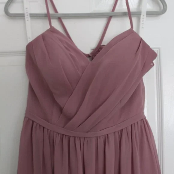 Azazie Bridesmaid Dress - Vintage Mauve - Picture 2 of 9